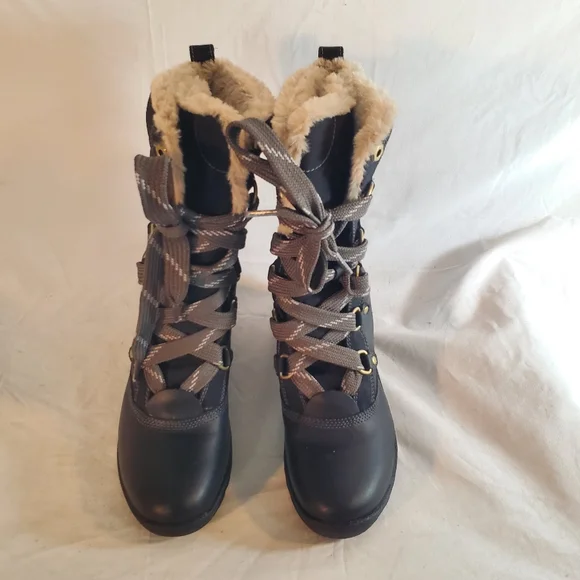Timberland Women's Size Black Fur Lined Mount Hope Waterproof